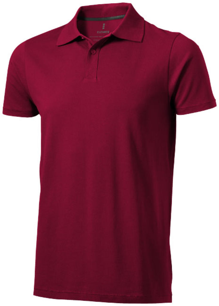 Рубашка поло с короткими рукавами Seller, цвет бургунди  размер S