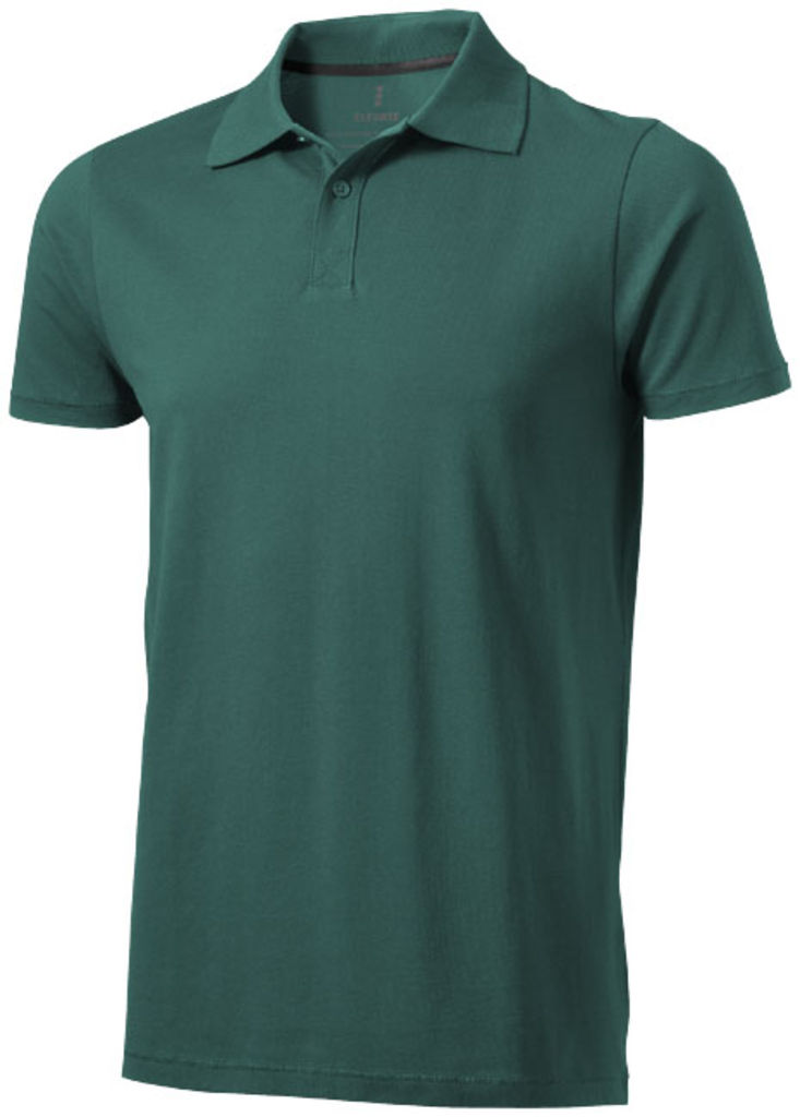 Сорочка поло з короткими рукавами Seller, колір зелений лісовий  розмір XL