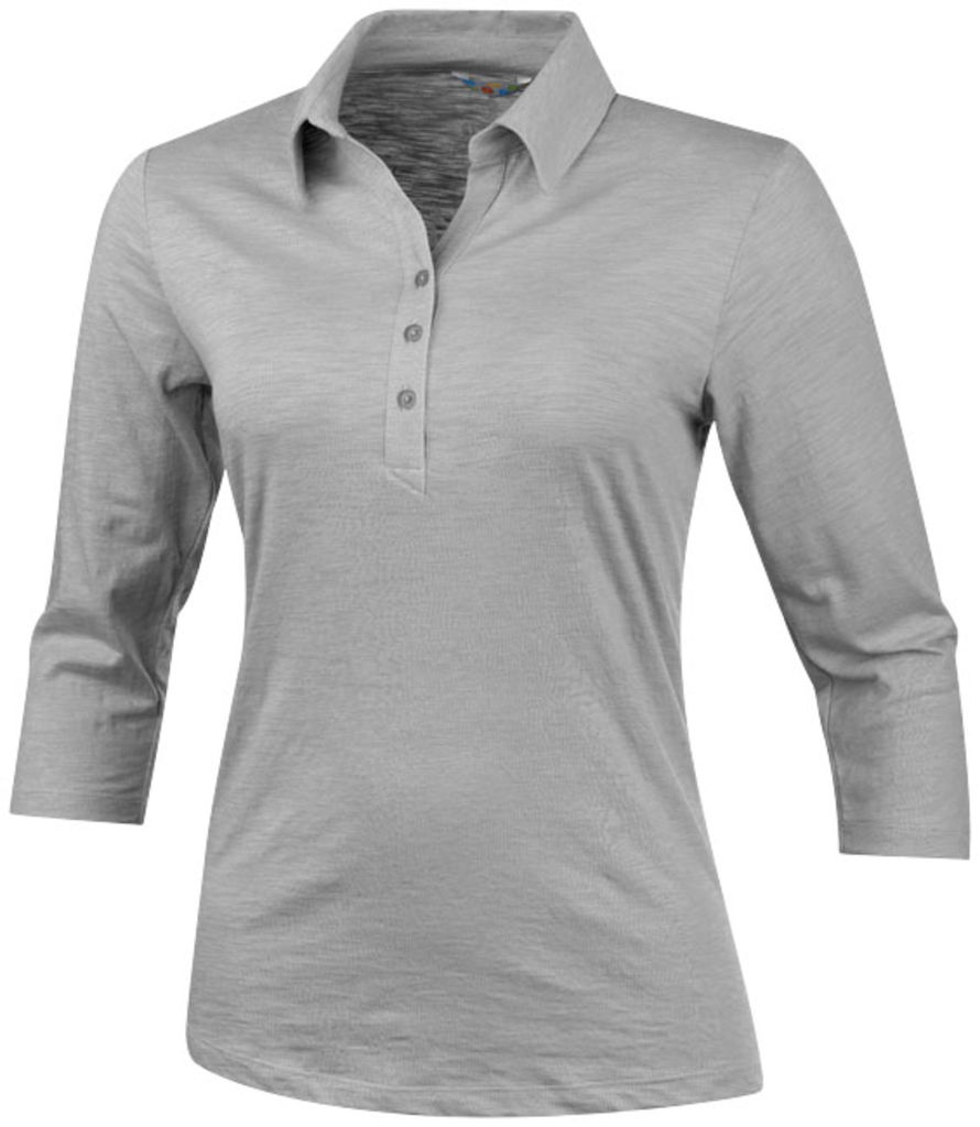 Рубашка поло женская с короткими рукавами Tipton, цвет серый яркий