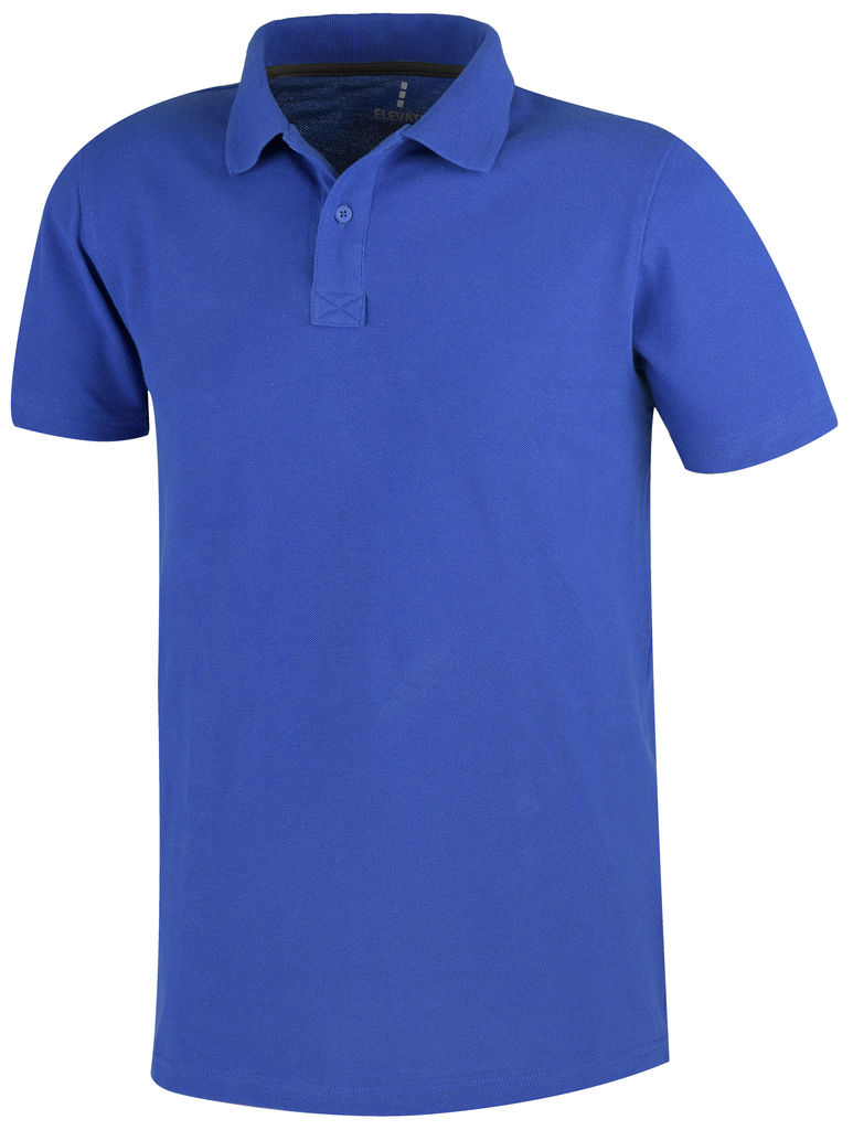 Рубашка поло c короткими рукавами Primus, цвет синий  размер L