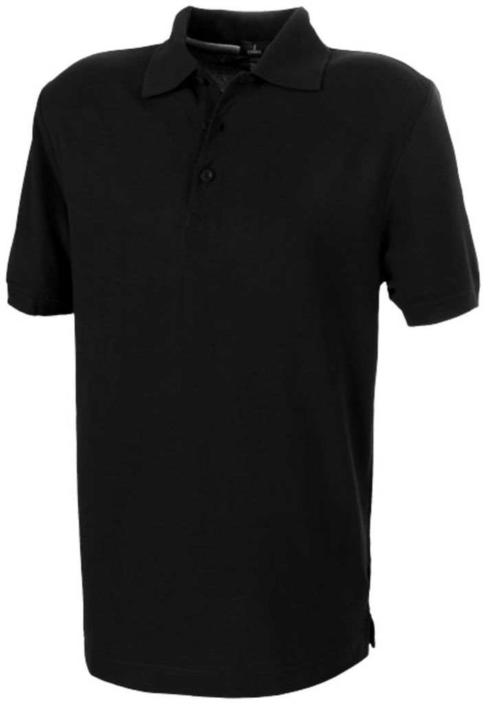 Сорочка поло Crandall, колір суцільний чорний  розмір XS