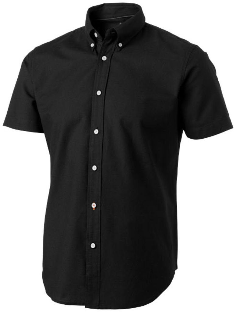 Рубашка с короткими рукавами Manitoba, цвет сплошной черный  размер XS