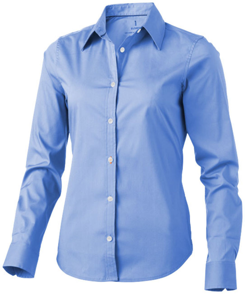 Женская рубашка с длинными рукавами Hamilton, цвет светло-синий  размер XS