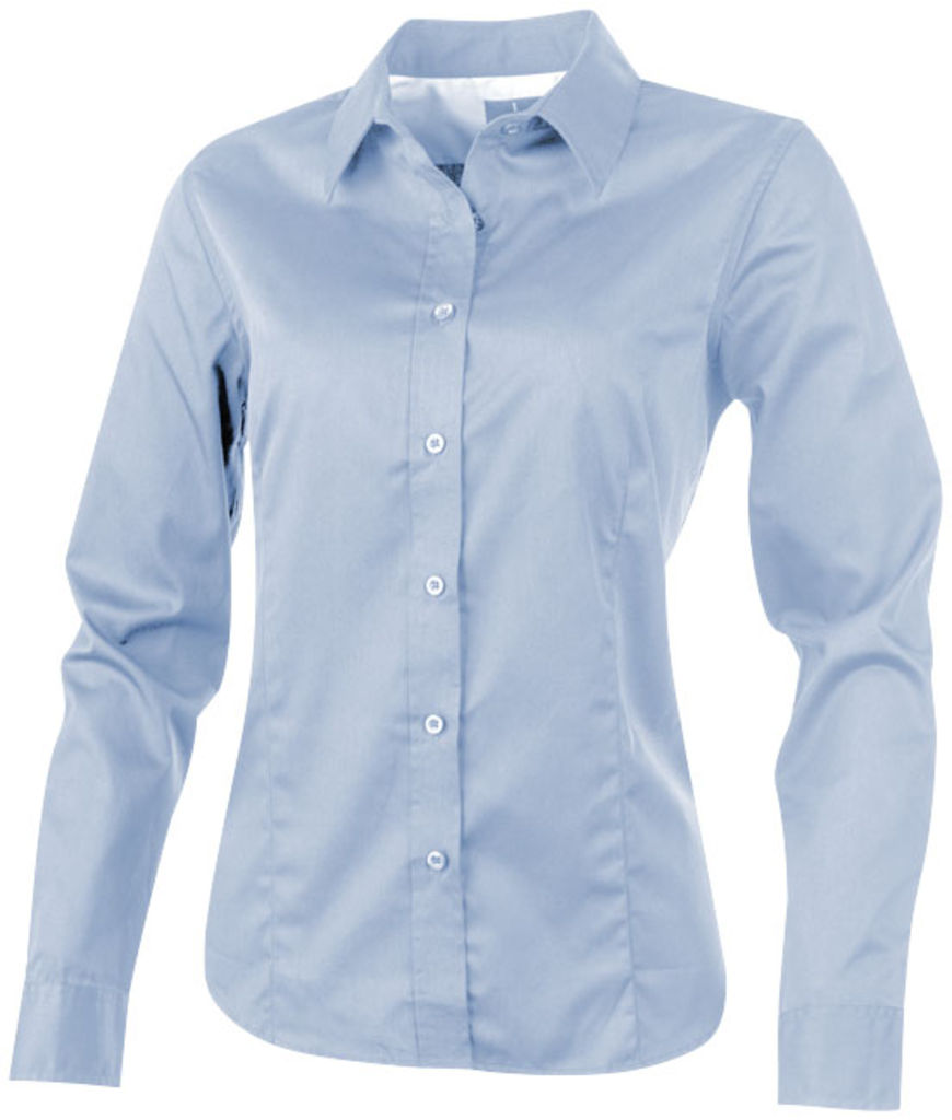 Женская футболка с длинными рукавами Wilshire, цвет матовый синий  размер XS