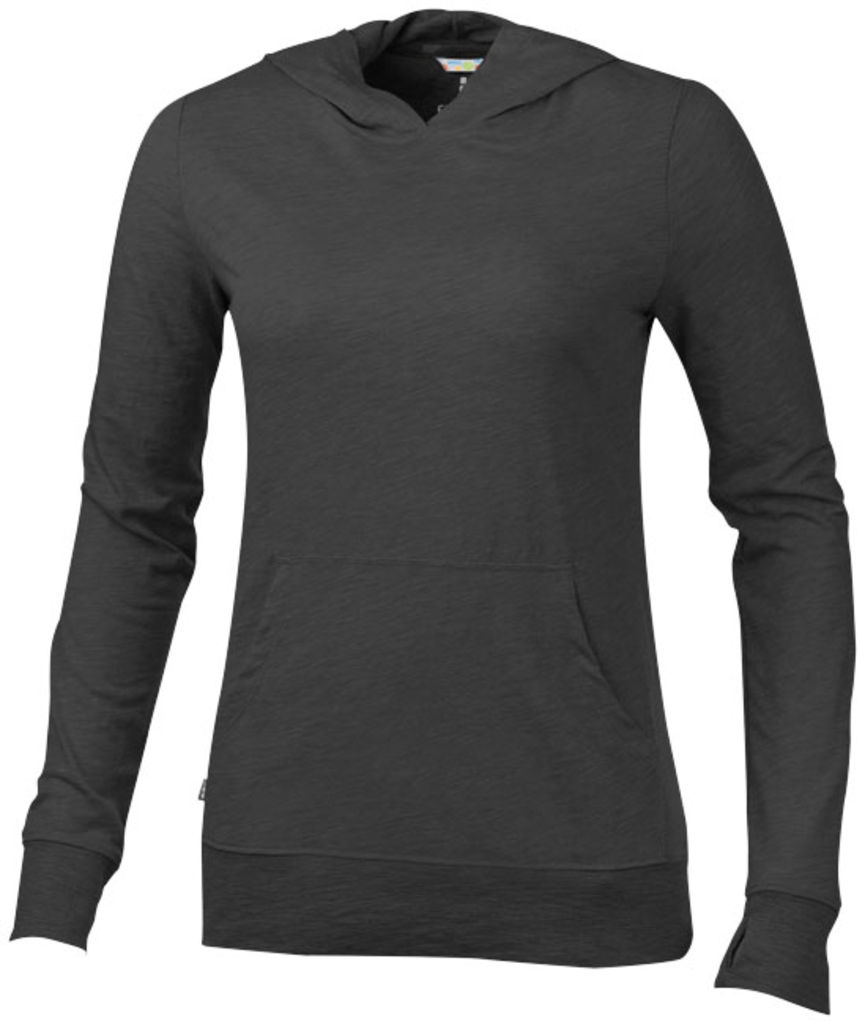 Жіночий светр з капюшоном Stokes, колір темно-сірий