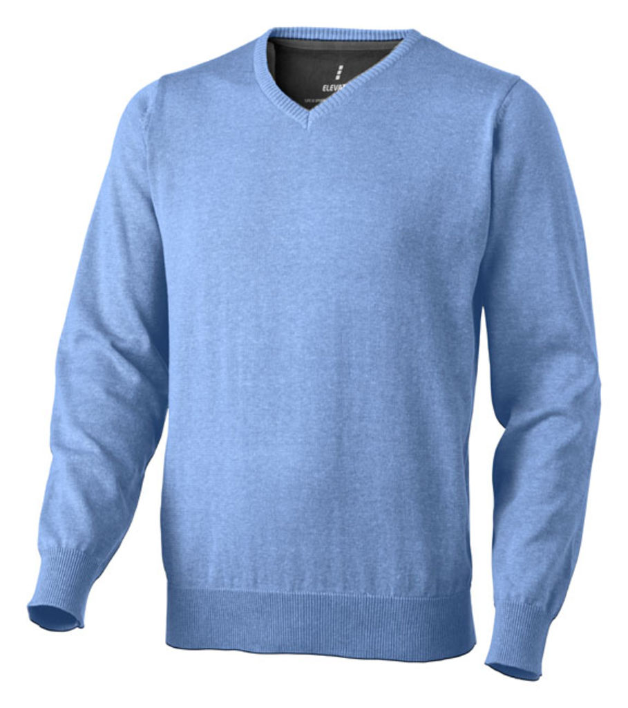 Пуловер Spruce з V-подібним вирізом, колір світло-синій  розмір XS