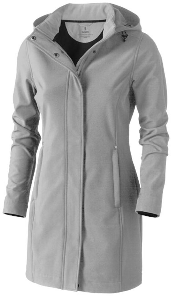 Женская куртка софтшел Chatham, цвет серый меланж  размер XL