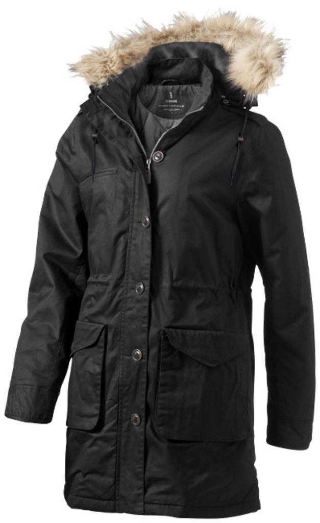 Жіноча куртка Montreal, колір суцільний чорний