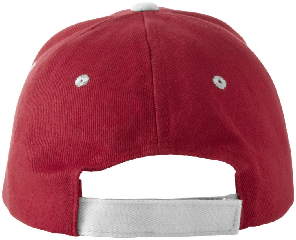 Кепка-сэндвич Brent из 6-ти панелей, цвет красный - 38656250- Фото №4 Кепка-сэндвич Brent из 6-ти панелей, цвет красный - 38656250- Фото №4