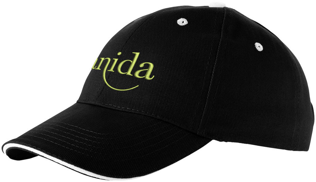 Кепка-сэндвич Brent из 6-ти панелей, цвет сплошной черный - 38656990- Фото №2 Кепка-сэндвич Brent из 6-ти панелей, цвет сплошной черный - 38656990- Фото №2