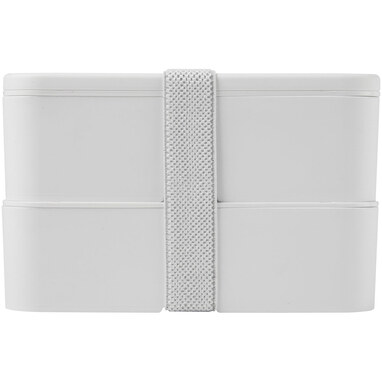 Двухслойный ланчбокс MIYO Pure белый, белый, белый - 21047201- Фото №3 Двухслойный ланчбокс MIYO Pure белый, белый, белый - 21047201- Фото №3