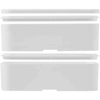 Двухслойный ланчбокс MIYO Pure белый, белый, белый - 21047201- Фото №7 Двухслойный ланчбокс MIYO Pure белый, белый, белый - 21047201- Фото №7