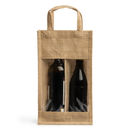 Сумка из ламинированного джута с окошком и двойным отделением Сумка из ламинированного джута с окошком и двойным отделением