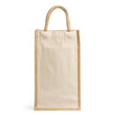 Сумка из ламинированного джута и хлопка Сумка из ламинированного джута и хлопка