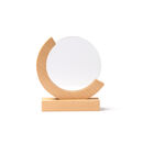 Стеклянная награда круглой формы с бамбуковым основанием Стеклянная награда круглой формы с бамбуковым основанием