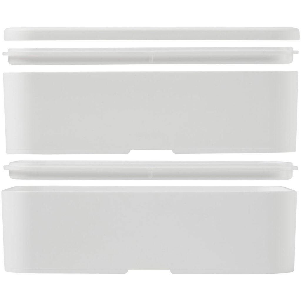 Двухслойный ланчбокс MIYO Pure белый, белый, белый - 21047201- Фото №7 Двухслойный ланчбокс MIYO Pure белый, белый, белый - 21047201- Фото №7